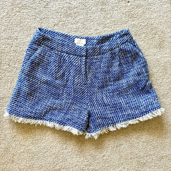 KATE SPADE New York Tweed Fringe IN FULL BLOOM Shorts - sz 6 - Picture 9 of 10